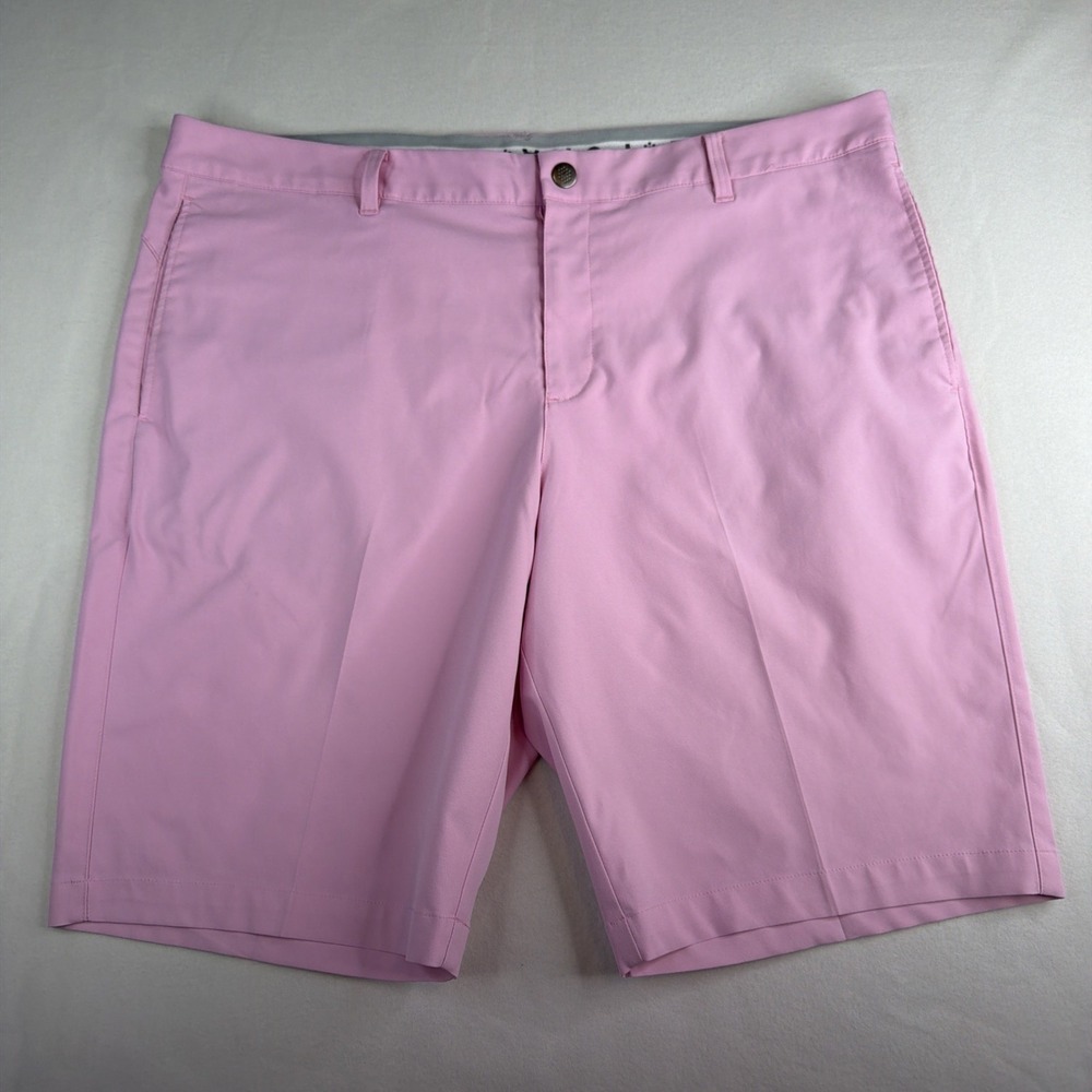 Puma Golf Shorts Men's W40 Pink Performance Stretch Flat Front Casual
